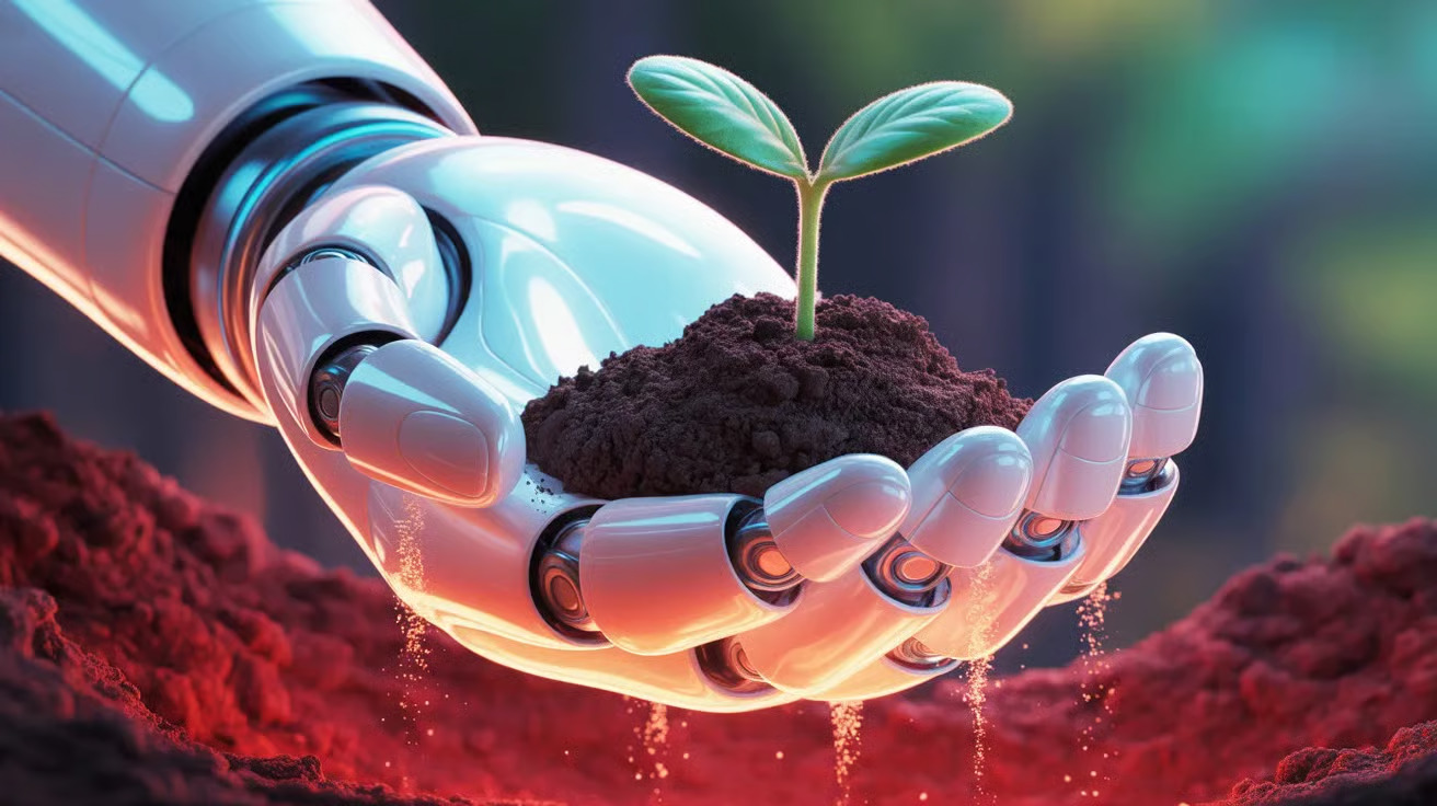 Scientists built a farm bot that rots into the soil
